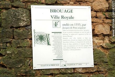 Citadel of Brouage. - Region of Poitou-Charentes - FRANCE. Photo #43321