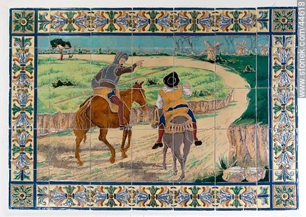 Don Quijote and  Sancho Panza - Department of Florida - URUGUAY. Photo #44618