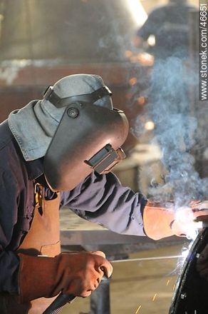 Electric welding -  - MORE IMAGES. Photo #46651