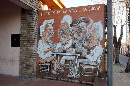 Mural in the city of Rosario - Department of Colonia - URUGUAY. Photo #46699