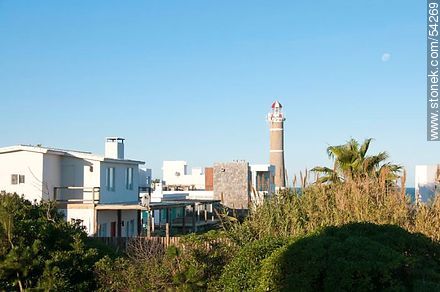 José Ignacio, lighthouse and the moon - Punta del Este and its near resorts - URUGUAY. Photo #54269