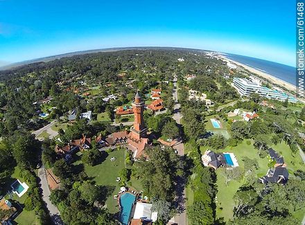 Aerial view or Rincón del Indio - Punta del Este and its near resorts - URUGUAY. Photo #61468