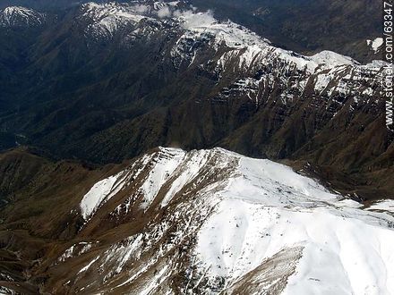 The Andes Mountains with snowy peaks - Chile - Others in SOUTH AMERICA. Photo #63347