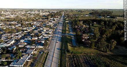 Vista aérea de la ruta 3 en San José - Departamento de San José - URUGUAY. Foto No. 83249