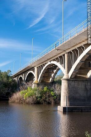 Puente de la ruta 3 sobre el río San José en la Picada Varela - Departamento de San José - URUGUAY. Foto No. 83283