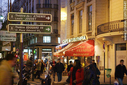Cafe de L'Olympia - París - FRANCIA. Foto No. 24441