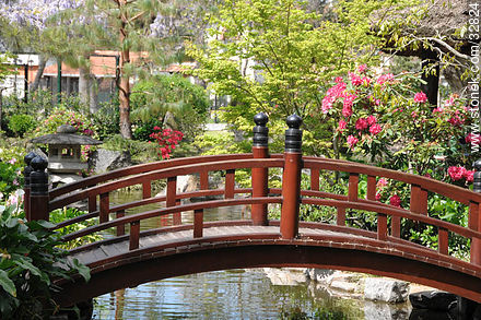 Jardín Japonés en primavera - Departamento de Montevideo - URUGUAY. Foto No. 32824