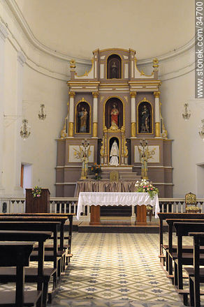 Interior de la catedral de Dolores - Departamento de Soriano - URUGUAY. Foto No. 34700