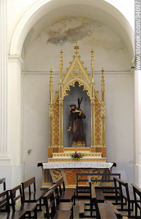 Interior de la catedral de Dolores - Departamento de Soriano - URUGUAY. Foto No. 34697
