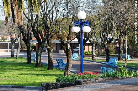Plaza Independencia - Departamento de Río Negro - URUGUAY. Foto No. 35064