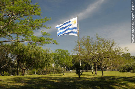 Plaza de la Bandera en el Prado de la Piedra Alta - Departamento de Florida - URUGUAY. Foto No. 35611
