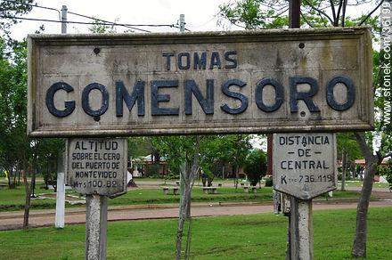 Town of Tomás Gomensoro. Old train station. - Artigas - URUGUAY. Photo #36199