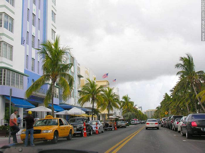 Ocean Drive at South Beach - State of Florida - USA-CANADA. Photo #38592