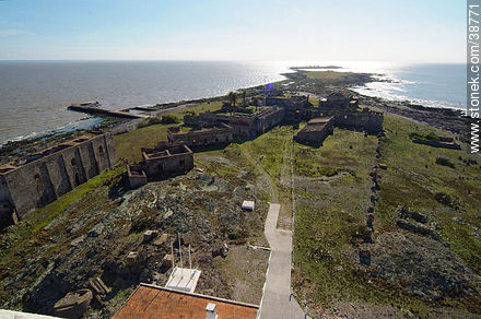 View from the top of the lighthouse. -  - URUGUAY. Photo #38771
