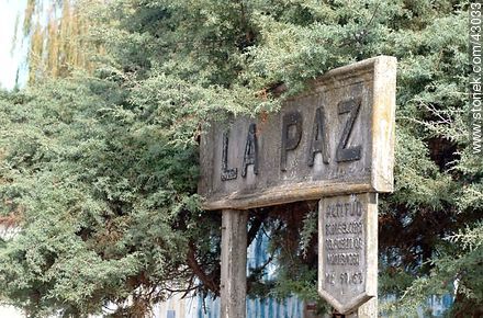 Train Station La Paz - Department of Canelones - URUGUAY. Photo #43033