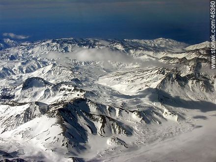 The Andes from the sky - Province of Mendoza - ARGENTINA. Photo #46360