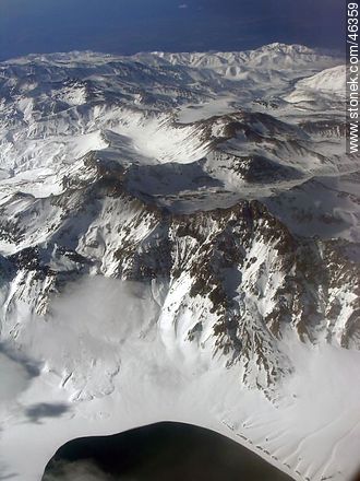 Los Andes desde el cielo - Provincia de Mendoza - ARGENTINA. Foto No. 46359