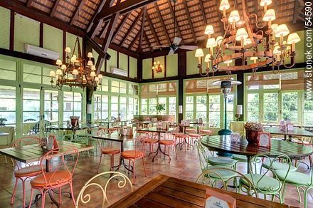 Tea room of the Hotel L'Auberge - Punta del Este and its near resorts - URUGUAY. Photo #54590