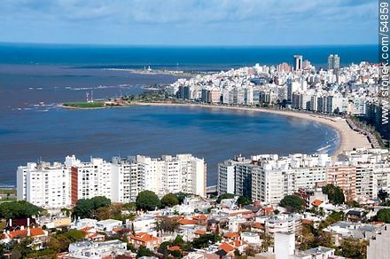 Playa Pocitos. Río de la Plata. - Departamento de Montevideo - URUGUAY. Foto No. 54859