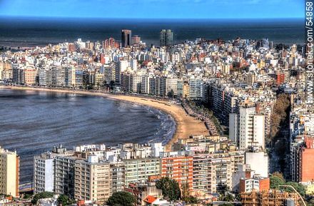 Pocitos beach. Río de la Plata. - Department of Montevideo - URUGUAY. Photo #54858