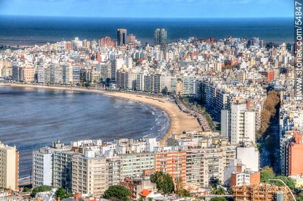 Playa Pocitos. Río de la Plata. - Departamento de Montevideo - URUGUAY. Foto No. 54847