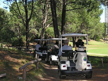 Electric cars to transport golfers - Punta del Este and its near resorts - URUGUAY. Photo #60179