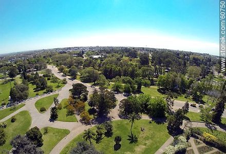 Vista aérea del parque del Prado - Departamento de Montevideo - URUGUAY. Foto No. 60750
