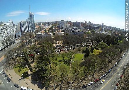 Aerial photo of Parque Batlle between the streets Lord Canning and Dr. Luis Morquio - Department of Montevideo - URUGUAY. Photo #60945