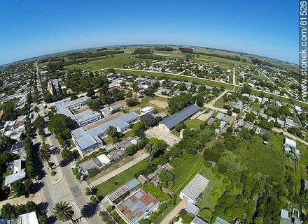 Aerial photo of the city of San Ramon - Department of Canelones - URUGUAY. Photo #61526