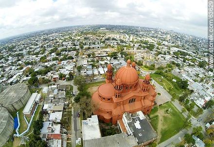 Aerial photo of Santuario Nacional del Sagrado Corazón de Jesús - Department of Montevideo - URUGUAY. Photo #63629