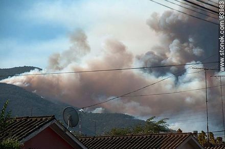 Fire in the hills of Quillota - Chile - Others in SOUTH AMERICA. Photo #63983
