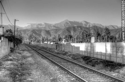 Vía férrea en Quillota, Chile -  - IMÁGENES VARIAS. Foto No. 63925