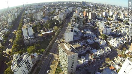 Aerial photo of Bulevar Artigas north and Avenida Luis P. Ponce - Department of Montevideo - URUGUAY. Photo #64746