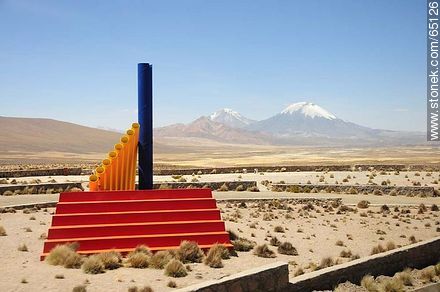 Escultura de una Zampoña - Chile - Otros AMÉRICA del SUR. Foto No. 65126