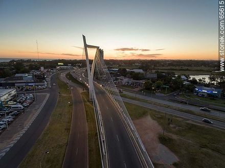 Vista aérea del Puente de las Américas - Departamento de Canelones - URUGUAY. Foto No. 65615