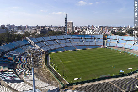 Foto aérea del Estadio Centenario - Departamento de Montevideo - URUGUAY. Foto No. 66088
