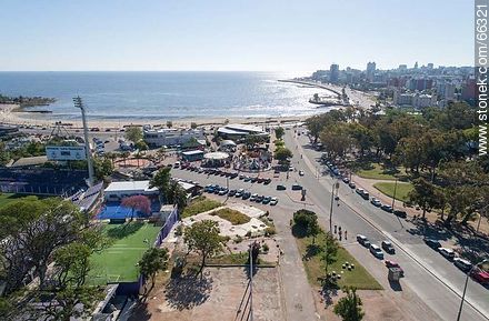Aerial view of the Rodó Park playground - Department of Montevideo - URUGUAY. Photo #66321