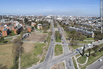 Aerial view of Dámaso Larrañaga Avenue to the south - Department of Montevideo - URUGUAY. Photo #66500