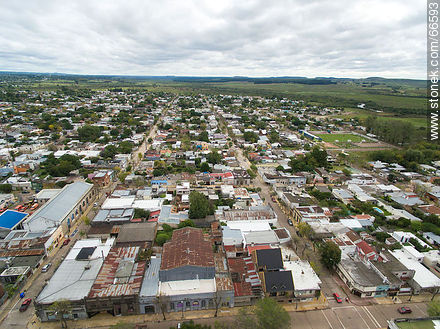 Vista aérea de la capital departamental - Departamento de Tacuarembó - URUGUAY. Foto No. 66593