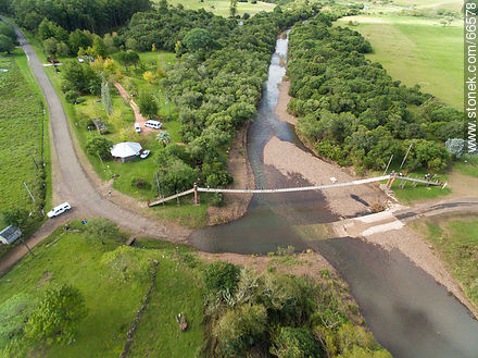 Aerial photo of Jabonería stream in Valle Edén - Tacuarembo - URUGUAY. Photo #66578