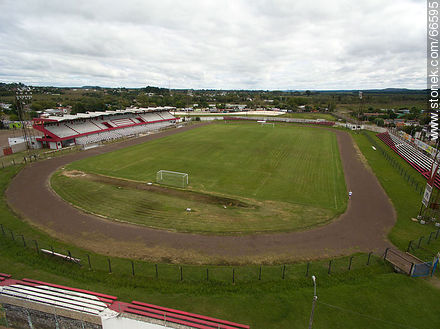 Aerial view of the Raúl Goyenola Stadium - Tacuarembo - URUGUAY. Photo #66595