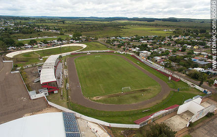 Aerial view of the Raúl Goyenola Stadium - Tacuarembo - URUGUAY. Photo #66596