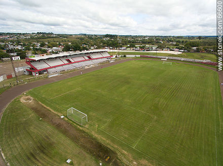 Aerial view of the Raúl Goyenola Stadium - Tacuarembo - URUGUAY. Photo #66600