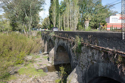 Bridge on Route 21 over the Las Víboras stream - Department of Colonia - URUGUAY. Photo #66753