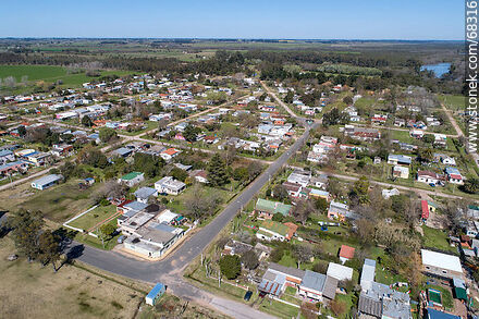 Aerial view of the village - Department of Canelones - URUGUAY. Photo #68316