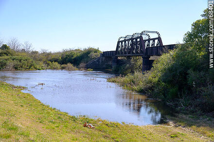 Arroyo de la Virgen. Puente ferroviario - Departamento de San José - URUGUAY. Foto No. 68401