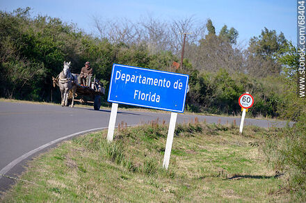 Entrada al departamento de Florida - Departamento de San José - URUGUAY. Foto No. 68404