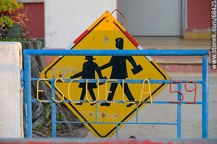School poster in school 59 - San José - URUGUAY. Photo #68425