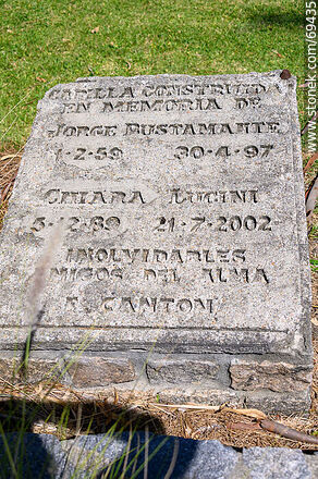 Memorial plaque - Department of Colonia - URUGUAY. Photo #69435