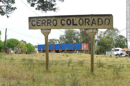 Cerro Colorado Train Station - Department of Florida - URUGUAY. Photo #69712
